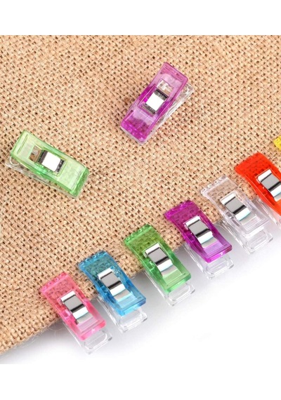 30 Adet Dikiş Nakış Kumaş Kağıt Sıkıştırma Mandalı, Büyük Orta Küçük Boy Diğer