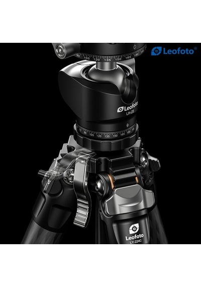 Ly-224c+lh-25 Y Şekilli Orta Sütun Tasarımlı Tripod Kırmızı