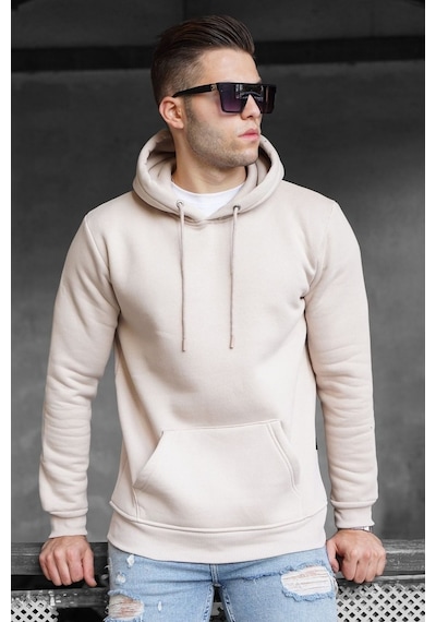 Madmext Bej Erkek Sweatshirt 5339 Bej