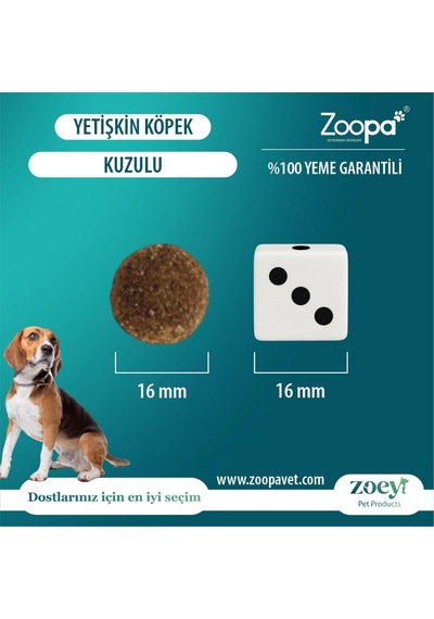 Zoey Kuzulu Yetişkin Köpek Maması 15 Kg