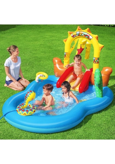 Bestway 8'8" X 6'2" X 55"/2.64m X 1.88m X 1.40m Wild West Play Ce Çok Renkli