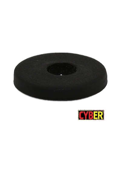 6X3X15 Plastik Rondela Siyah