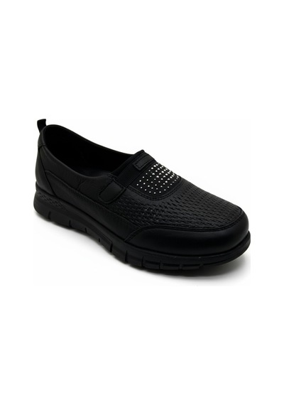 Dosa Shoes 972 Siyah Babet Anne Ayakkabısı-kahve Siyah