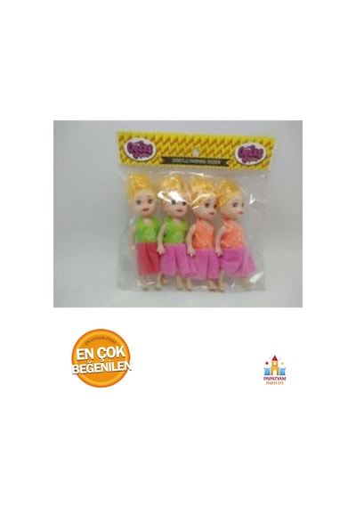 4'lü Et Bebek - Parmak İçin Özel Tasarım 4'lü Set - Oyuncak Bebek