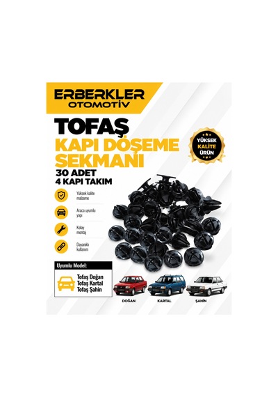 Tofaş Doğan Şahin Kartal Kapı Döşeme Sekmanı 30 Adet 4 Kapı Takım - Erb1485