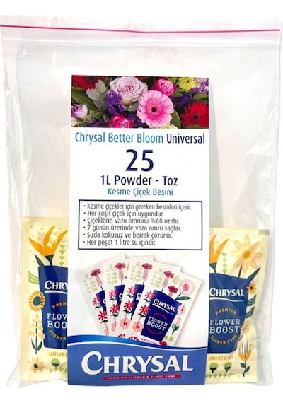 Chrysal Better Bloom Universal Toz 1l '25'li Paket' Diğer