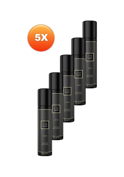 Avon Little Black Dress Kadın Deodorant 75 ML x 5