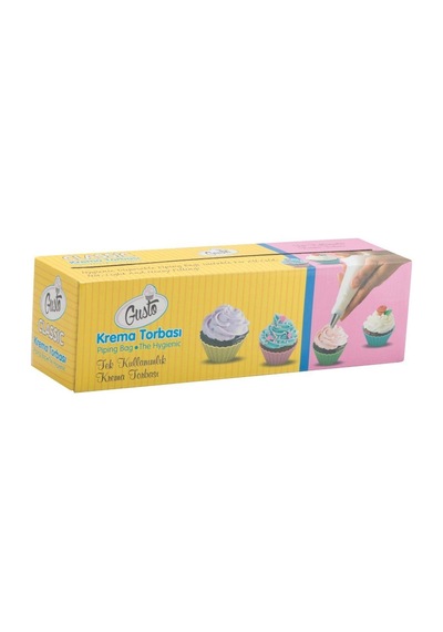 Dr. Gusto Krema Torbası Classic 72 Li Tek Kullanımlık Dayanıklı Pasta Sıkma Torbası Diğer