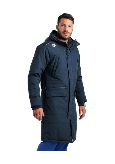 Arena Team Solid Unisex Lacivert Günlük Stil Parka 004914700 Mavi