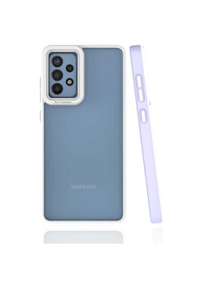 Samsung Uyumlu Galaxy A72 Kılıf Zore Mima Kapak Lila
