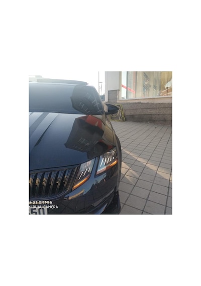 Sts Oto Aksesuar Skoda Superb Mk3 2015-2021 Batman Yarasa Ayna Kapağı Piano Black Abs Plastik (01)