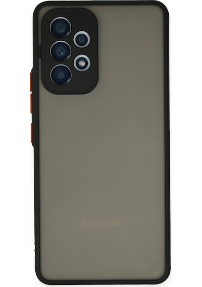 Cosmotex Newface Samsung Galaxy Uyumlu  A53 5g Kılıf Montreal Silikon Kapak - Siyah