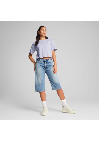 Puma Essentials Kadın Mavi Tişört 684972-47 Mavi Puma Essentials Kadın Mavi Tişört 684972-47 Mavi