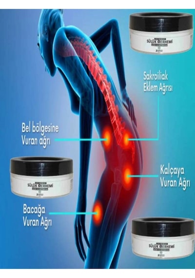 Etkili Sülük Merhemi Tüm Vücutmasajkremi 50 Ml 2 Adet
