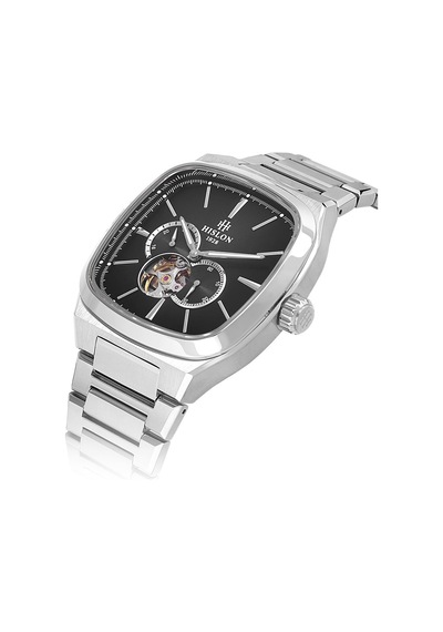 Hislon Men's Solid Sd218s-04ss Gri