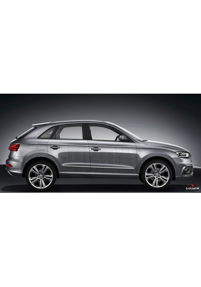 S-Dizayn  Audi Q3 Kapı Koruma Çıtası Krom 2012 Üzeri