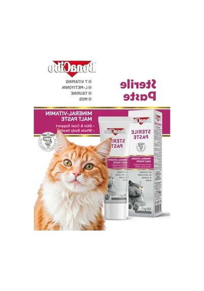 Kısırlaştırılmış Kedi Bakım Seti, 2 Kg Mama Ve 100g Vitamin