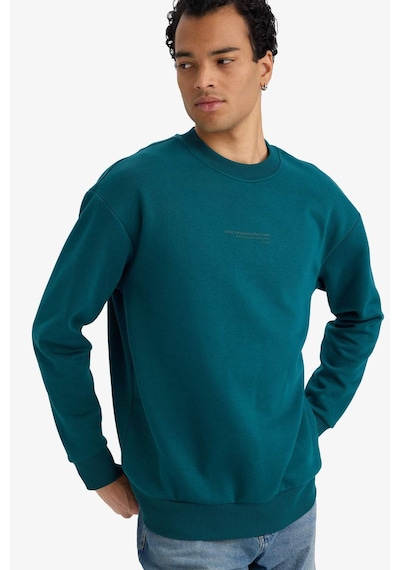 Defacto Boxy Fit Bisiklet Yaka İçi Yumuşak Tüylü Baskılı Sweatshirt X8282az25augn246 Yeşil-gn246 Defacto Boxy Fit Bisiklet Yaka İçi Yumuşak Tüylü Baskılı Sweatshirt X8282az25augn246 Yeşil-gn246