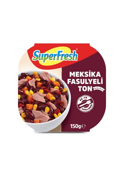 Superfresh Meksika Fasulyeli Ton 150 G - 7 Adet Tarı