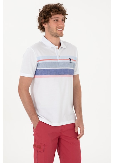 U.S. Polo Assn. Erkek Regular Fit Polo Yaka Lacivert Tişört 50299824-VR033
