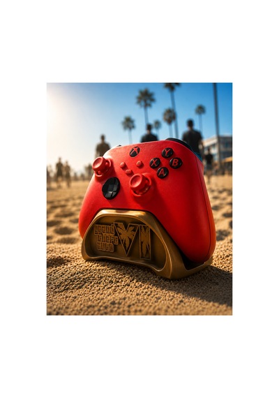 Gta Vı Temalı Xbox Series X/s Kontrolcü Standı Gamepad Tutucu Masaüstü Düzenleyici 3d Baskı