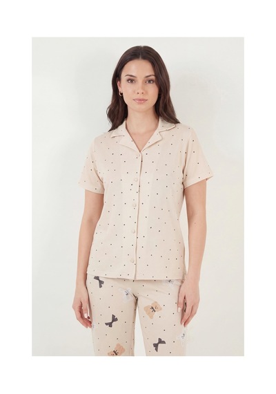 Lela Bayan Pijama Takımı 65770110 Bej