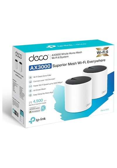 Tp-lınk Deco X55 Ax3000 Mesh Ev Wı-fı 6 Sistemi 2-pack