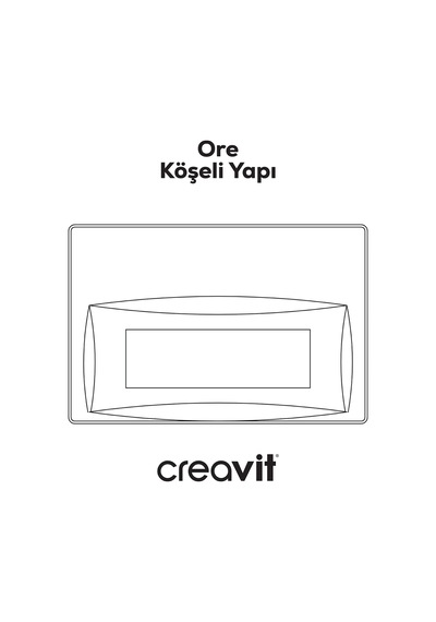 Creavit Ore Parlak Krom Kaplama Kumanda Paneli GP3004.00 Parlak Krom