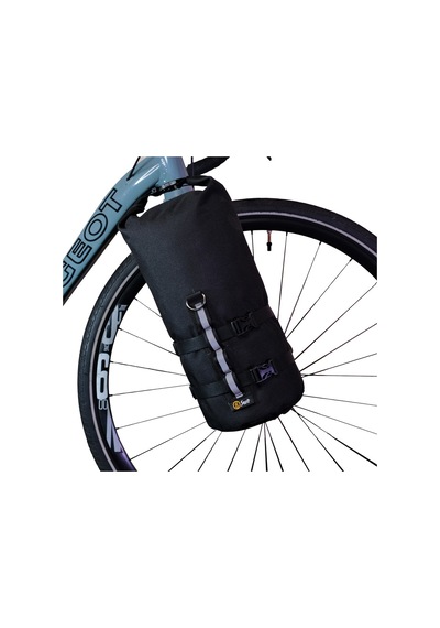 Semçanta - Bikepacking Tüp Çanta - 9 L - Siyah Turuncu