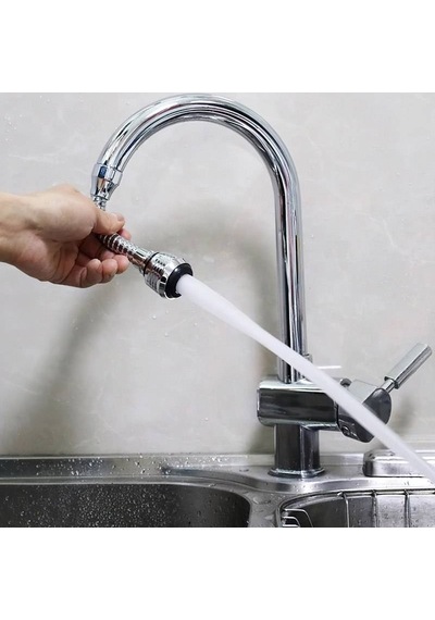 Musluk Başlığı Esnek Perlatör 2 Fonksiyonlu 14cm