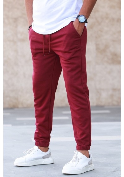 Madmext Bordo Basic Eşofman 5424 Bordo