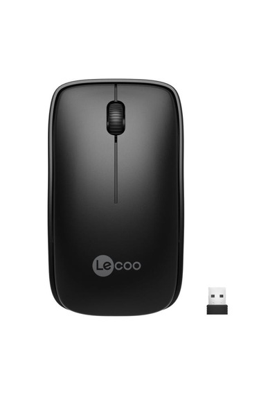 Lecoo Ws208 Kablosuz 1200dpı 3 Tuşlu Optik Mouse Siyah 001