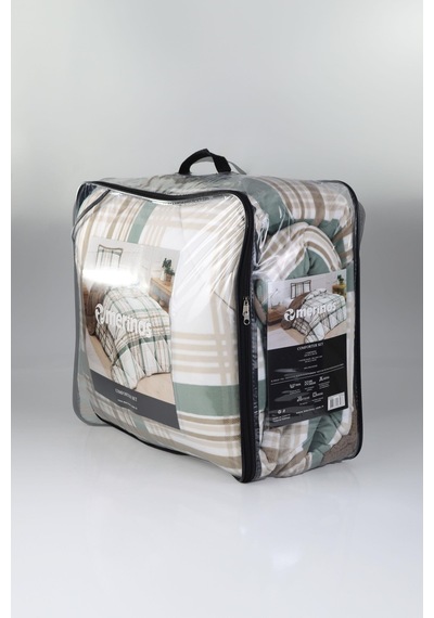 Merinos Comforter Tek Kişilik Yorgan Seti Yeşil 160x240