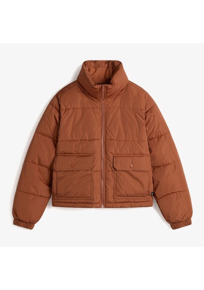 Vans Mte Aubrey Primaloft Puffer Kadın Kahverengi Mont Düz Vn000hjvc9j1