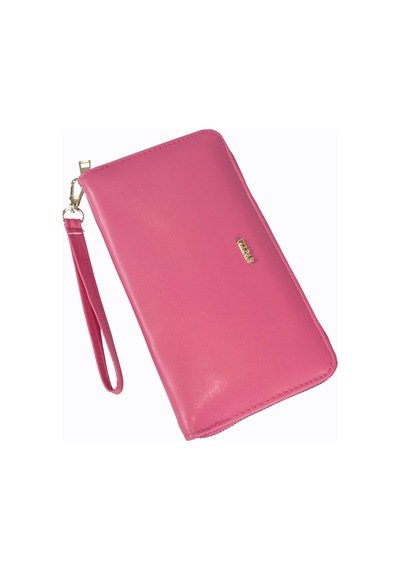 Ollbag 1018 Cilt Büyük Boy Cüzdan / Clutch Çanta Fuşya-fusya Çok Renkli