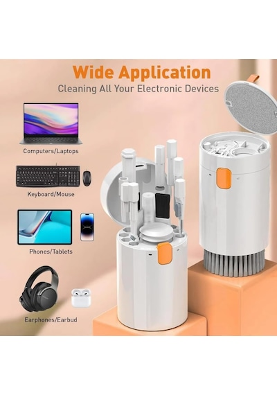 20'si 1 Arada Klavye Temizleme Seti - Fırçalı, Kulaklık Ve Pc Temizleme Kiti, Airpods 1/2/3/pro, Dizüstü Bilgisayar, Cep Telefonu İçin Çok Renkli