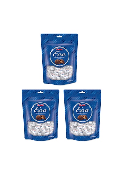 Ülker Ece İkramlık Bütün Fındıklı Sütlü Çikolata 3 x 350 G