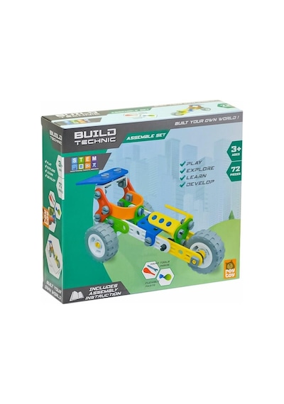 Roy Toy Sök Tak Araçlar Buggy 72 Parça Kendin Yap Oyun Seti