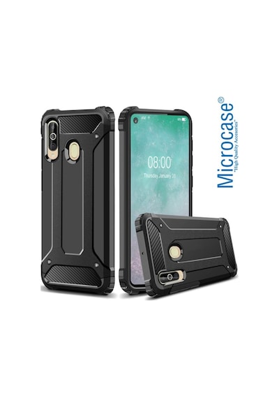 Samsung Uyumlu Galaxy A60 - M40 King Serisi Armor Kilif+Cam(Seç) 373092725