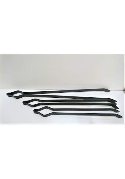 Demir Maşa - Mangal Soba Maşası - Şömine Maşası Ateş Maşası 3 Boy Orta 48 Cm