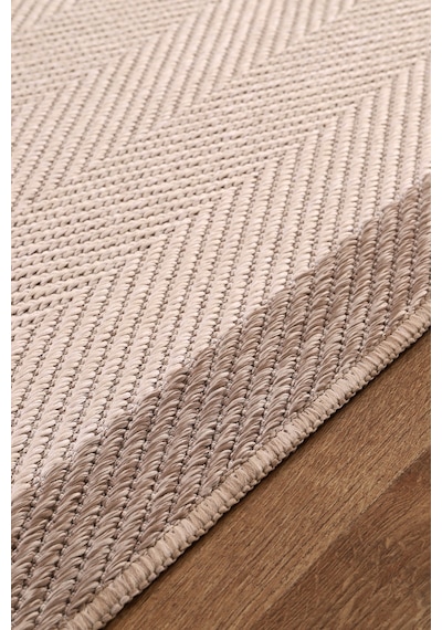 Elit Premium Sisal Jut Halı 1405 Hav Ve Toz Yapmaz Bordürlü Halı Krem-bej Krem - Bej