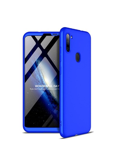 Galaxy A11 Kılıf Zore Ays Kapak Mavi