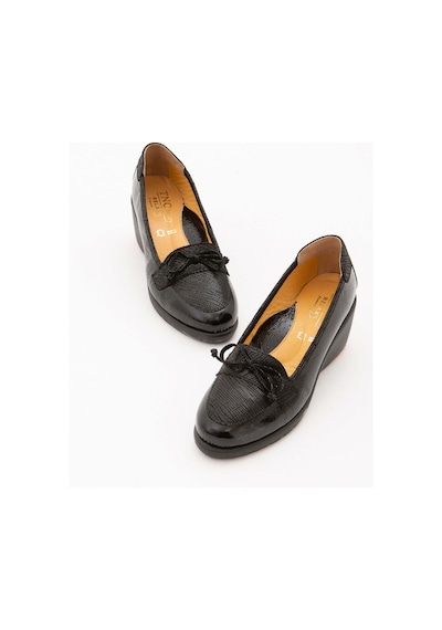 Relax Anatomic Kadın Hakiki Deri Siyah Comfort Ayakkabı 611 F2310-31218 Byn Ayk Y22 Black Siyah