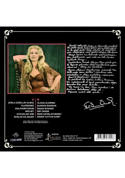 Füsun Önal - Birtanem, Beni Hatırlar Mısın Plak
