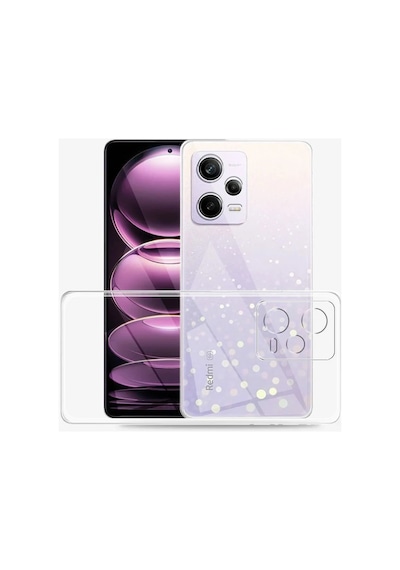 Xiaomi Redmi Note 12 5g Kılıf Lüx Şeffaf Silikon 0.2M-Çok Renkli