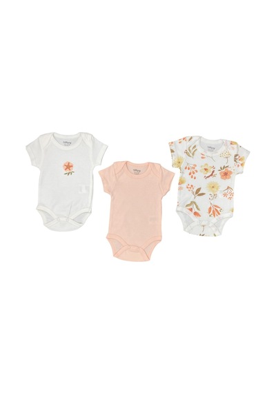 Tiffany Baby & Kids Tiffany Baby 3'lü Yarım Kol Body 15008 Ekru