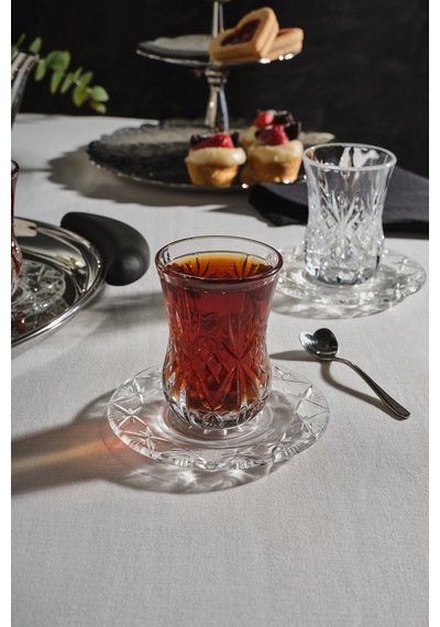 Rcr Melodia 12'li Çay Bardağı Takımı 140 Ml Şeffaf