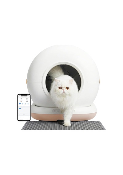 Haustier Cb001 Akıllı Otomatik Kedi Tuvaleti, App İle Uzaktan Kontrol, 75lt Hazne, 7lt Çöp Hazn