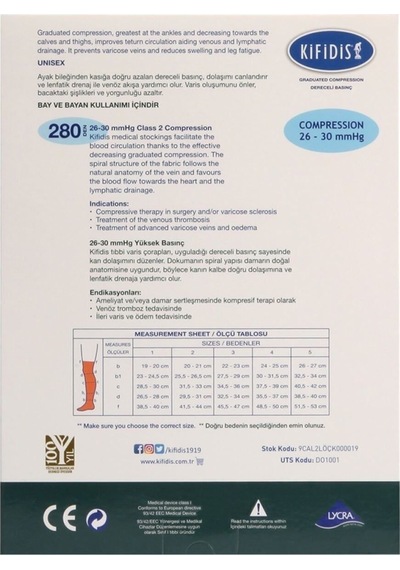 Kifidis 280 Den.26-30 Kasığa Kadar Silikonlu Mikrofiber Burnu Açık Bej / Beige S
