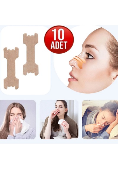 10 Adet Horlama Önceliyi Burun Bandı Nane Özlü Rahat Nefes Almak İçin Burun Bandı Sağlıklı Uyku İçin Horlama Durdurur
